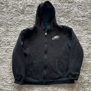 Pro Line Philadelphia Eagles Hoodie Jacket Sherpa Lined NFL Unisex Size XL